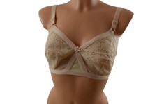 Mieder- BH Kreuzschnitt ohne Bügel haut 75A- 110DD Unterwäsche