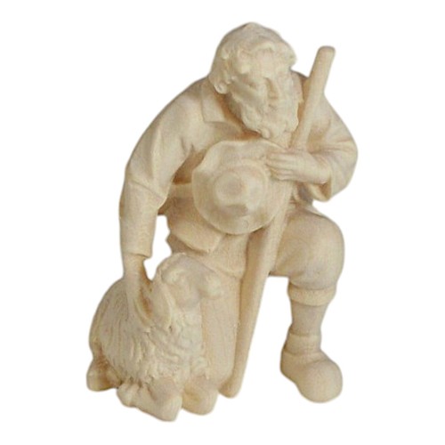 Holz krippen figur hirt kniend - krippen,