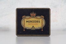 Antike Mercedes Batschari Zigarettendose Metall Vintage Sammlerstück Rarität