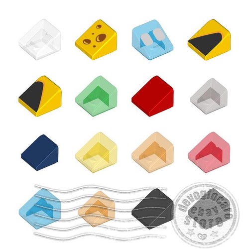 Lego 54200 schräg 1x1x2 - 54200, 1x1x2/3