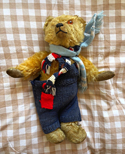 Vintage chiltern teddybär aus - vintage,