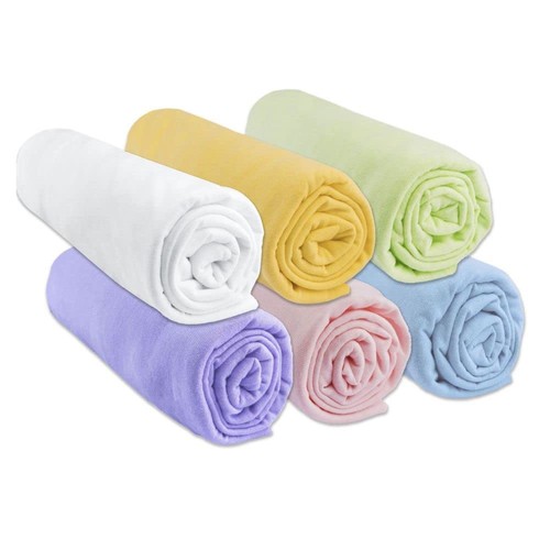 6er set spannbettlaken - 6er,