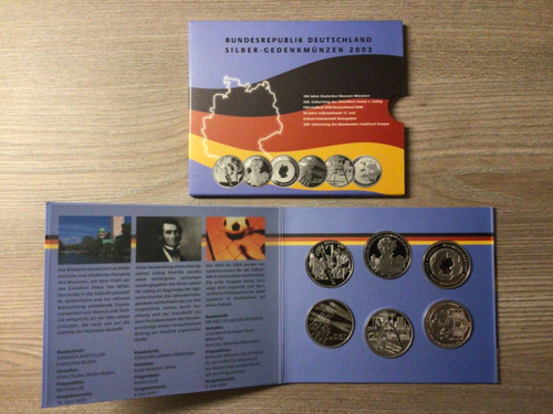 Silber gedenkmünzen set brd - silber-gedenkmünzen-set,