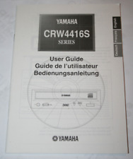 Yamaha CRW4416S  CD-Brenner Bedienungsanleitung für SCSI-Laufwerk