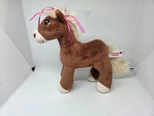 Stofftier nici pferd braun - stofftier,