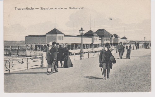 Travemünde 1909 - ak,