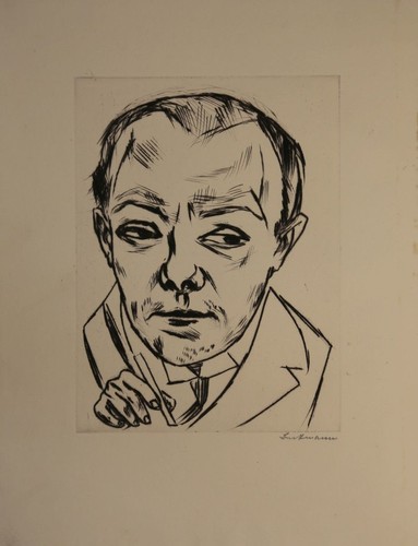Max beckmann selbstbildnis - beckmann:,