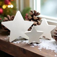 Deko Sterne 3er Set Silikon
