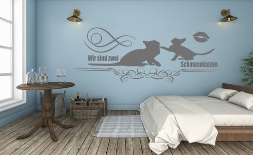 Wandtattoo schlafzimmer wir - wandtattoo,