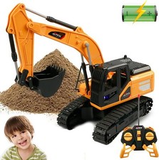 ferngesteuerte Baustellenfahrzeuge Radlader Bagger Bulldozer Muldenkipper mitLED