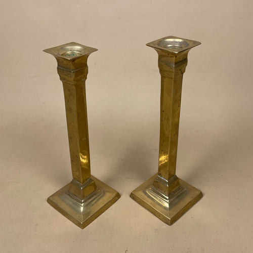 Paar gold messing metall - gold,