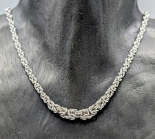 585/14K Weißgold Königskette - 13,90 g - Gliederkette Kette 46cm #1455