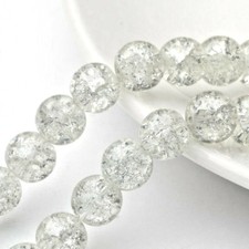 Crackle Glas Perlen 10 mm