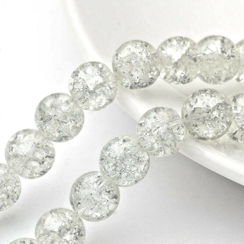 Crackle glas perlen mm - crackle,