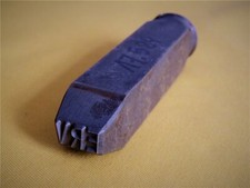 Schlagstempel 6 mm  ERV  Schweißerstempel Signatur Punzier Stempel Schlagzahl 