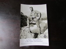 Rüdel Foto Postkarte 3984 Lex Barker - Old Shatterhand Karl May - mit Einstichen