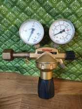 Argon / CO2 / He Druckminderer 200 Bar Rhöna, Ausgangsdruck Ventil Gasflasche 