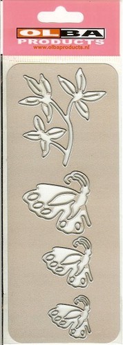 Stanzschablone blütenzweig - stanzschablone,