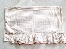 Vintage 70er 135x210 Bettüberwurf Tagesdecke Baumwolle 