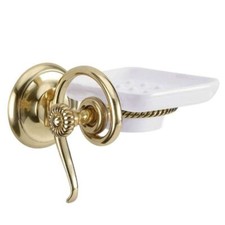 Seifenschale Messing poliert