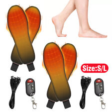 USB AKKU Beheizbare Einlegesohlen Thermosohlen Schuhheizung Schuheinlagen Winter