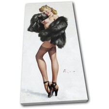 Vintage Girl Poster Sexy Retro