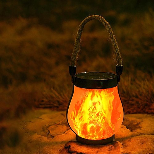 Led solar flamme fackel - led,