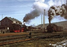 Ak Cranzahl-Oberwiesenthal, 99 1794-9 + 50 3648-8 Cranzahl, Hobby-Jacobi E 261