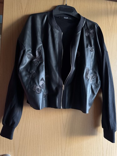 Damen kurz jacke guess - guess, schwarz