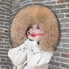 XXXL Waschbär Pelzkragen Fell