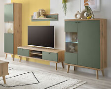 Wohnwand Schrankwand Eiche