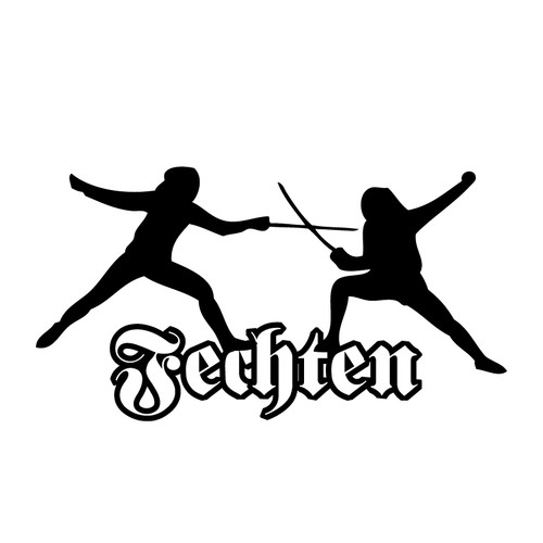 Fechten aufkleber auto folie - auto,