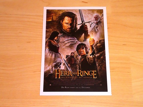 Cinema filmkarte herr der - -,