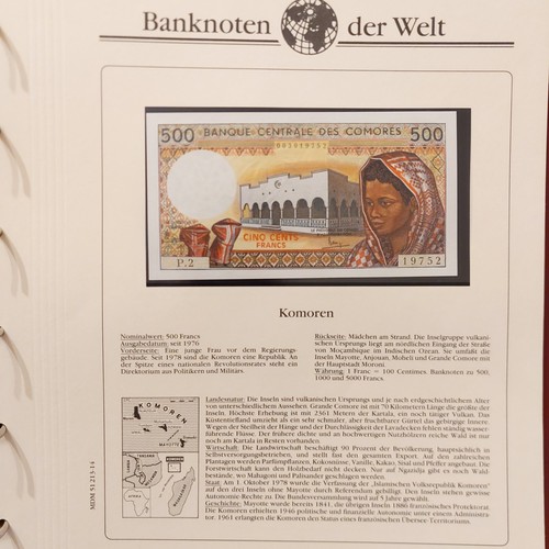 Banknoten der welt komoren - banknoten,