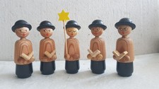 Kurrende Sternsinger Figuren aus Holz 5 tgl.