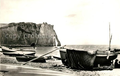 Etretat fischerboote - etretat,