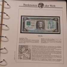 5 Dollars 1989 Liberia  -