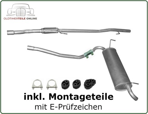 Auspuff set für - auspuff,