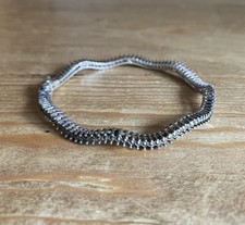 Silber 925 Armreif mit Klare