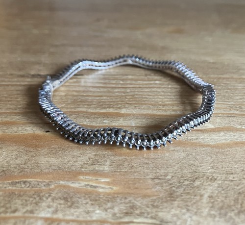 Silber 925 armreif mit klare - armreif,