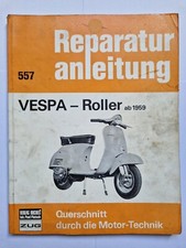 Reparaturanleitung 557 Vespa Piaggio Motorroller Scooter 50SR, SR50, P12 Bucheli