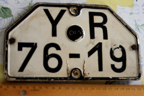 Ddr kennzeichen schild - kennzeichen,