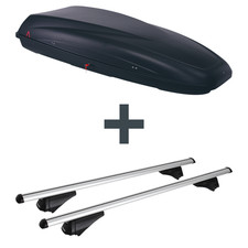 Dachbox G3 Krono 480 + Dachträger Menabo Tiger für BMW X4 Typ G02/ F98 NEU