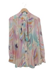 ETRO Seidenbluse Damen Bluse Gr. DE 42 pink Casual-Look