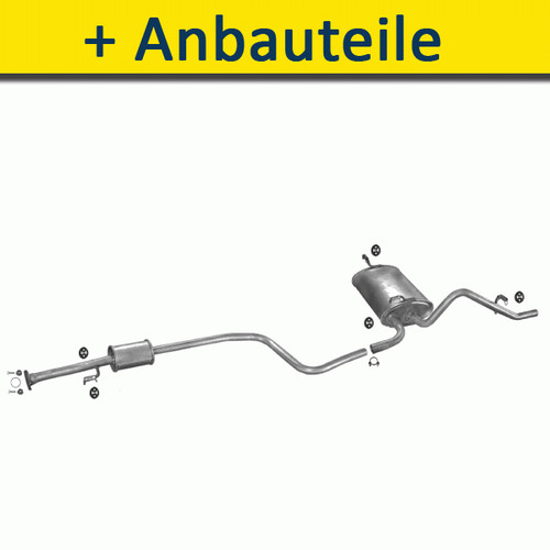 Auspuff auspuffanlage für - auspuff,