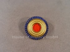 147869: MECKLENBURG Schirmmützen Kokarde für Offiziere, rot/gold/blau, 21,7mm