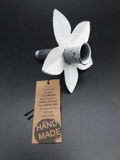 Kerzenhalter für Flaschen Landhaus Shabby Kerzen Halter Weiß Kerzenaufsatz Tipp