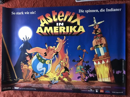 Asterix amerika kinoplakat - in,
