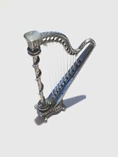 Kleine Harfe • 800er Silber • 6 cm hoch • 15g • Sammelobjekt • Zierobjekt 