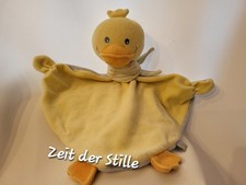 TCM TCHIBO Ente Willi Watschel Schmusetuch Kuscheltuch Gelb & Blau Halstuch 